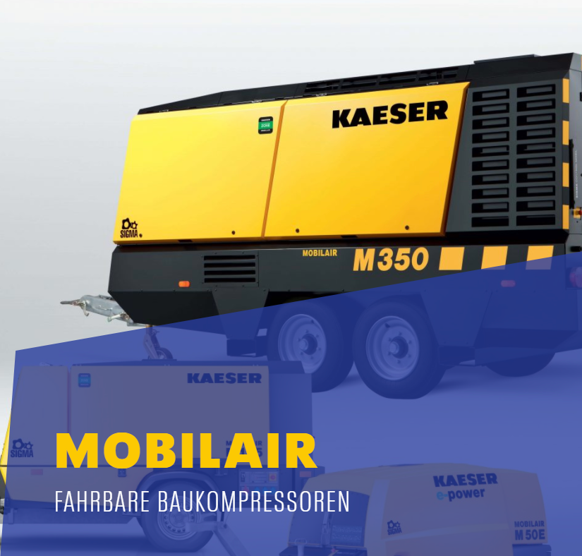 Ehlgötz Kompressoren + Motoren GmbH - Kaeser Mobilair - Fahrbare Baukompressoren