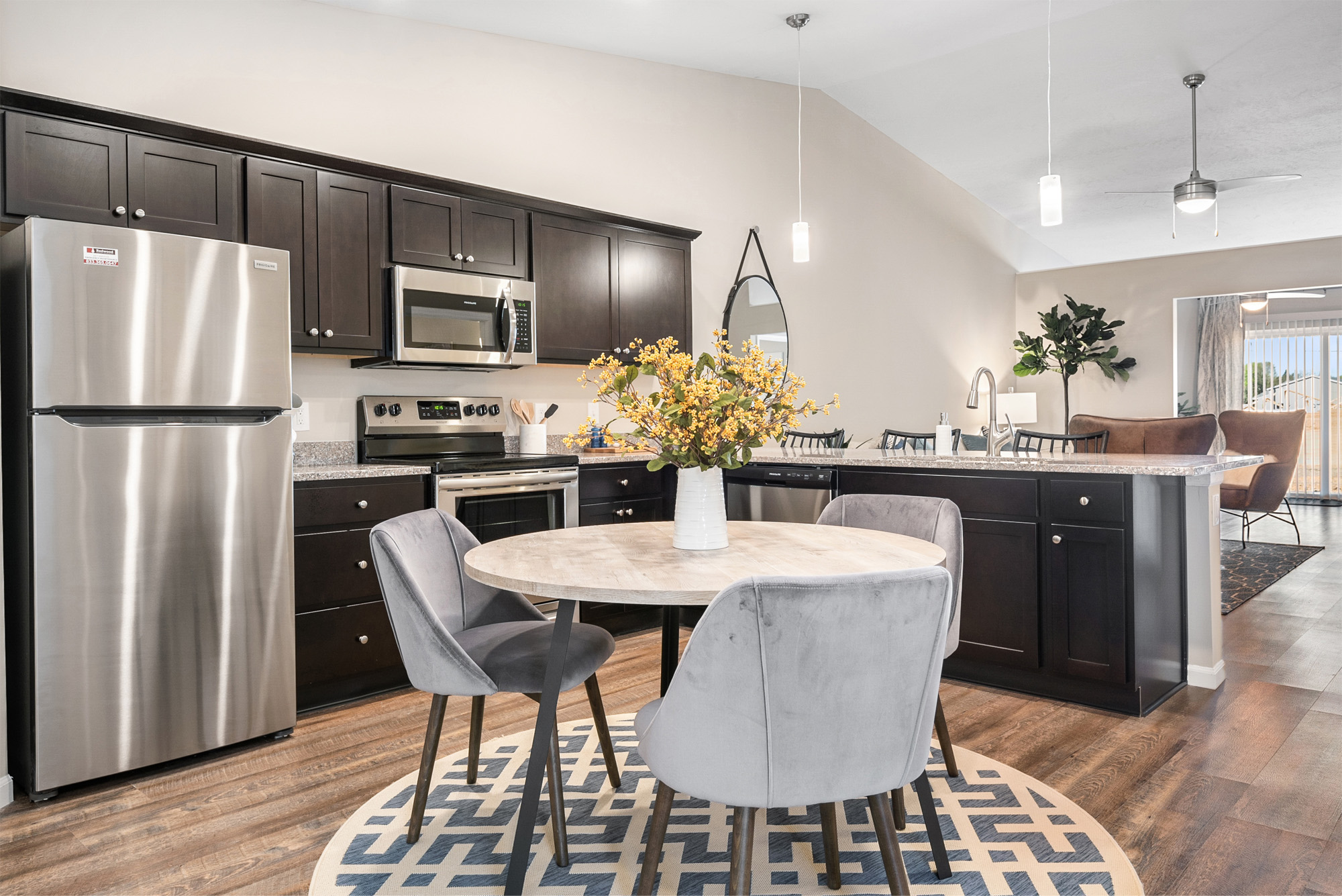 Spacious Kitchens with Breakfast Bar and Room for a Table