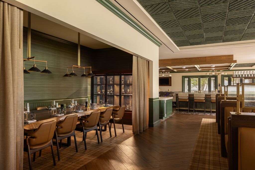 Semi-private dining, ideal for business lunches or festive gatherings.