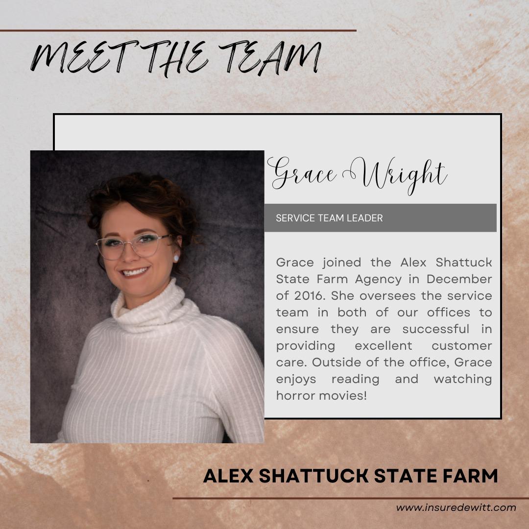 Meet our team member, Grace!