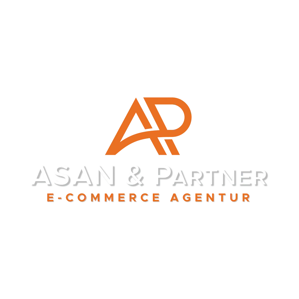 Offizielles Geschäftslogo der ASAN & PARTNER E-Commerce Agentur. Das Logo steht für Kompetenz im Bereich E-Commerce, technische SEO-Expertise, datenbasierte Performance-Marketing-Strategien und die erfolgreiche Digitalisierung lokaler Unternehmen. Es symb