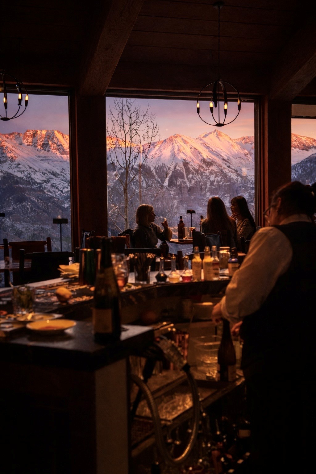 Allreds Bar in the Winter