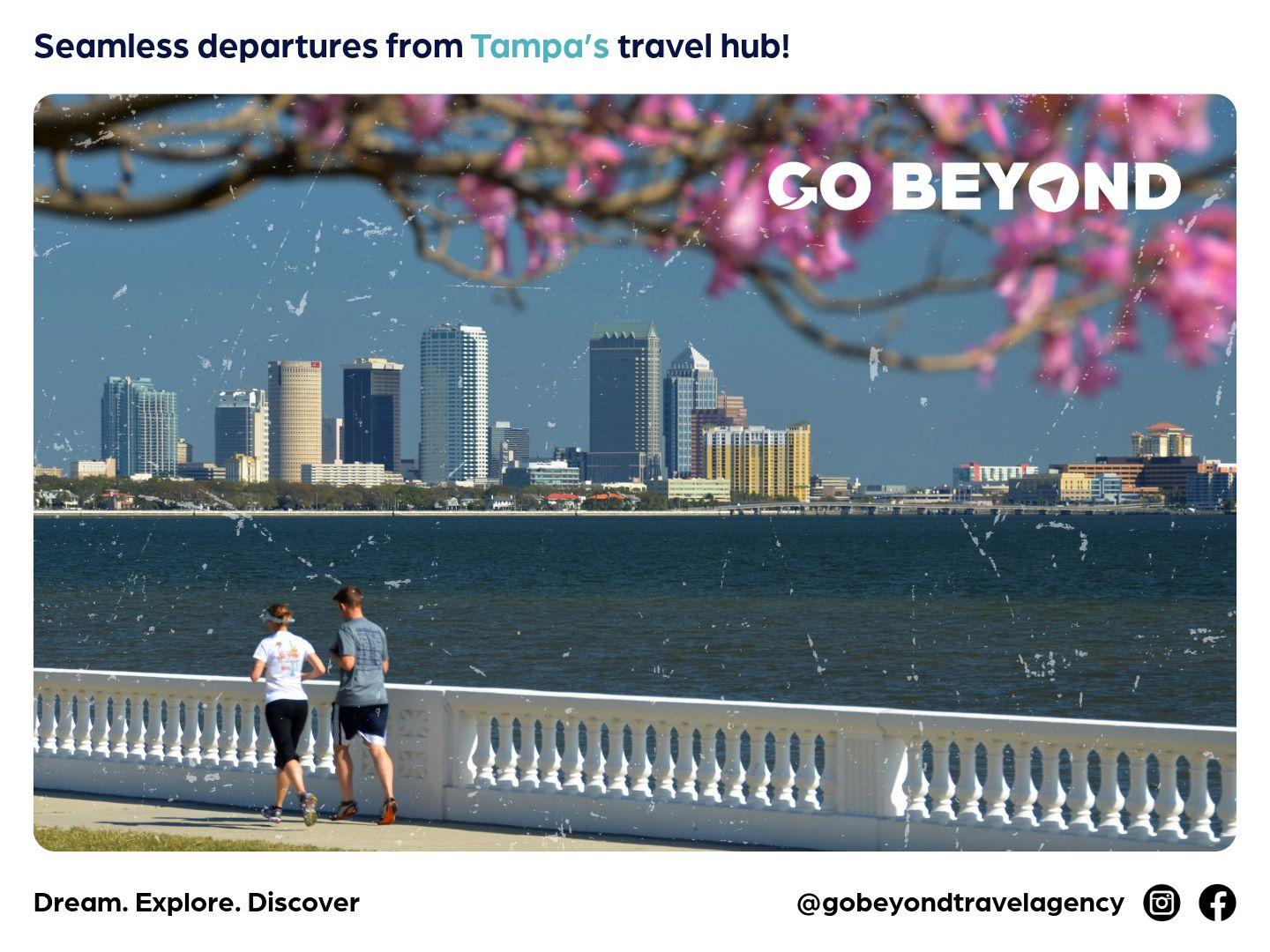 Travel agency conveniently located in near the Tampa airport.