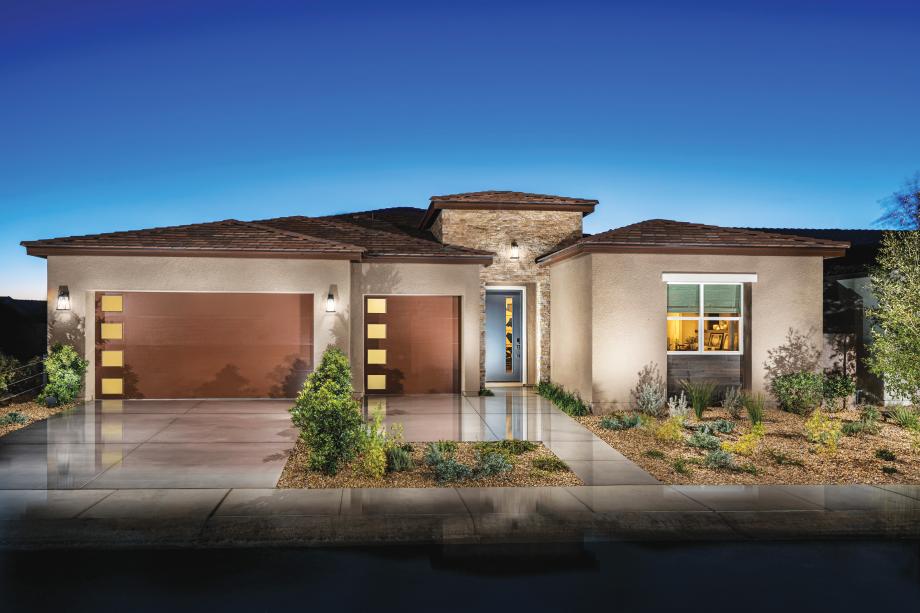 Exterior elevations that create variety in the neighborhood 