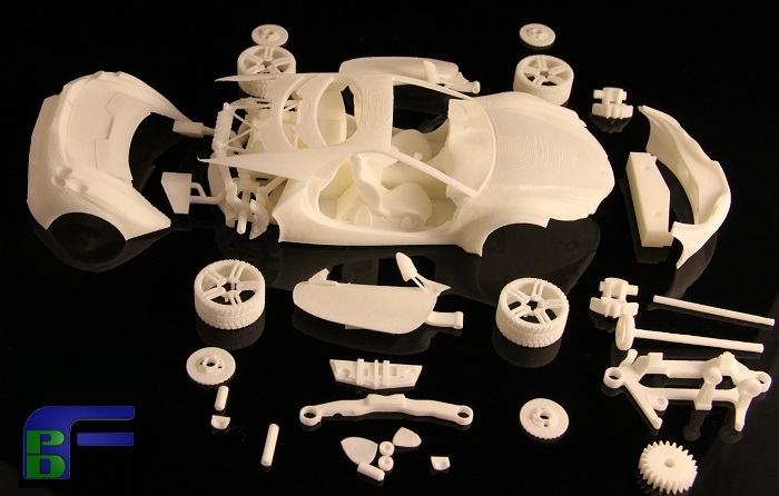 3D Printed Parts, Model Car