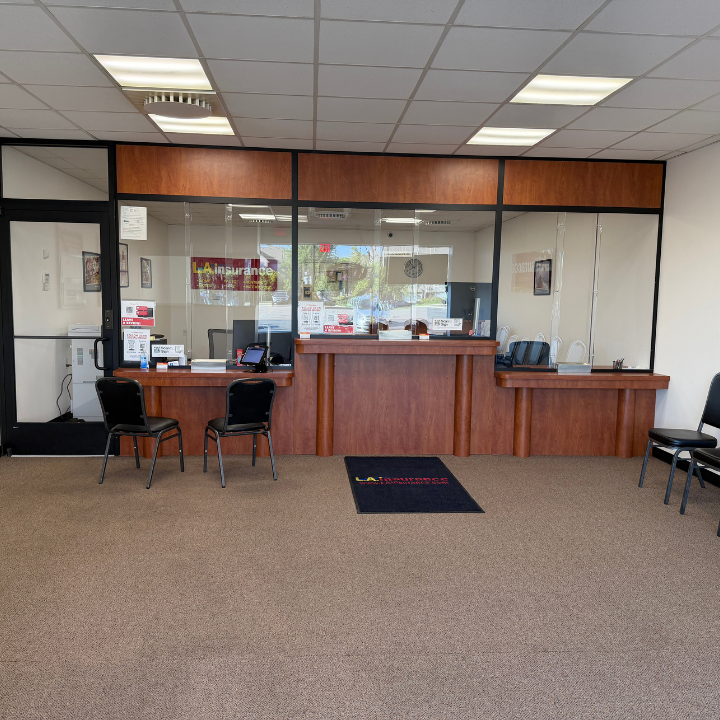 Interior of the L.A. Insurance Agency located at 540 E. Warren Ave. in MI