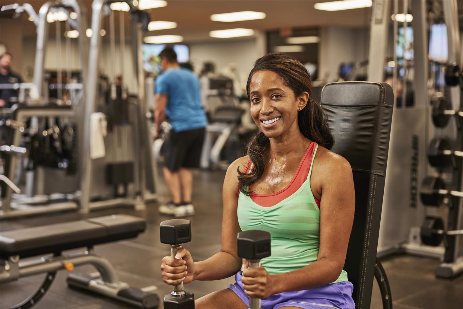 Health club  fitness center  gym 