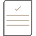 A checklist icon.