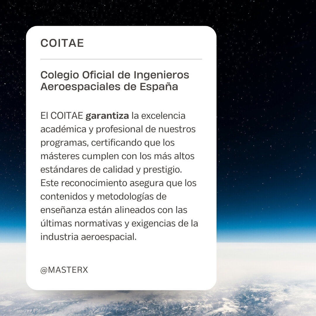 Images MasterX - Másteres de Ingeniería Aeroespacial
