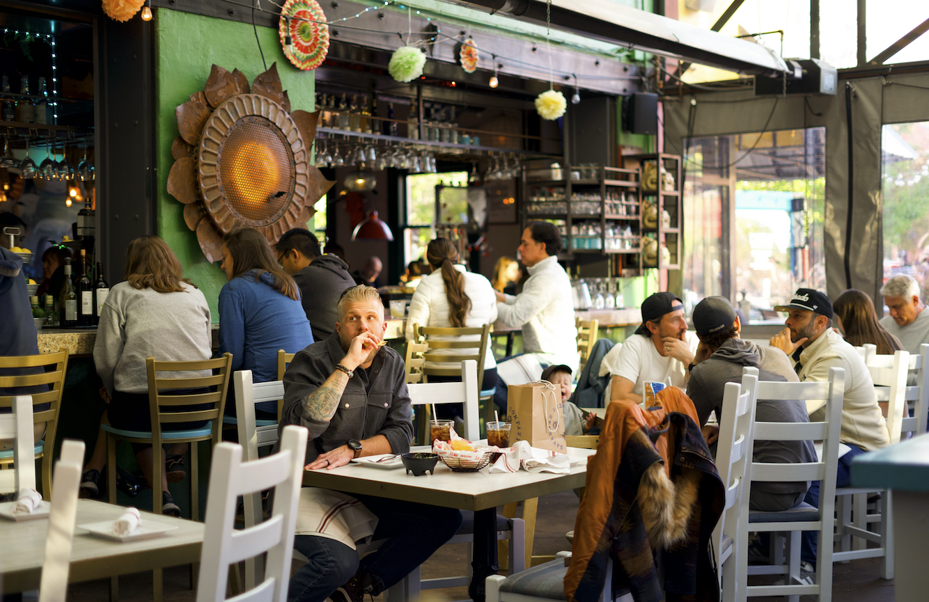 Outdoor covered patio year round