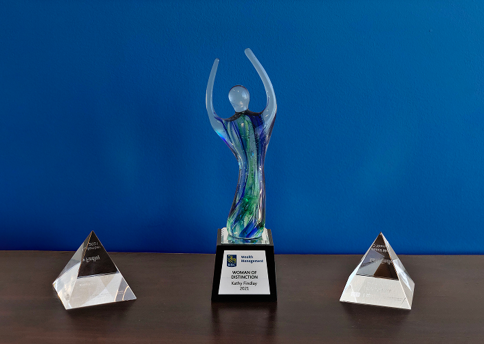 Woman of Distinction Award.