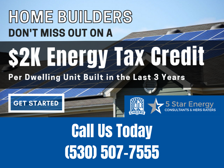 45L Tax Credit Services in California | 5 Star Energy
Are you a builder or a project developer who consistently builds high-performance, energy-efficient homes? If so, you may be eligible for the 45L tax credit. The credit is available for both new and existing homes and can be applied for each dwelling unit that meets the criteria outlined in the legislation. Don’t let this valuable tax credit go to waste, 5 Star Energy can help you take advantage of this tax relief. If you want to learn more about the 45L tax credit and how it can benefit your business, contact us today at (530) 441-2722.

Building energy-efficient homes is not only good for the environment, but it can also lead to big savings on your federal taxes. The 45L tax credit was created to incentivize builders and developers to continue building homes that use less energy and generate fewer emissions. This helps to reduce our reliance on fossil fuels, improve the quality of the air we breathe, and lower our carbon footprint. If you are not sure if your project is eligible for the 45L tax credit, our team of experts can help you determine if you meet the requirements. We can also assist you in claiming the credit by preparing and filing the necessary paperwork.

How Much is the 45L Tax Credit?
The 45L tax credit is worth up to $2,000 per dwelling unit. The credit amount is based on the energy savings of the home compared to a reference home that meets the minimum requirements of the Energy Policy Act of 2005. The 45L tax rebate is available for both new and existing homes.

Building Types That Qualify for the 45L Tax Credit
Below is a quick overview of the types of buildings that qualify for the 45L tax credit.

Residential Buildings
Single and Multi-Family Homes
Affordable Housing
Assisted Living Facilities
Condominium Developments
Student Housing Facilities
Reconstructed/Rehabilitated Homes