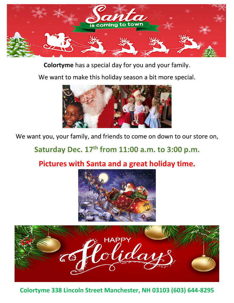 Santa is coming to Colortyme