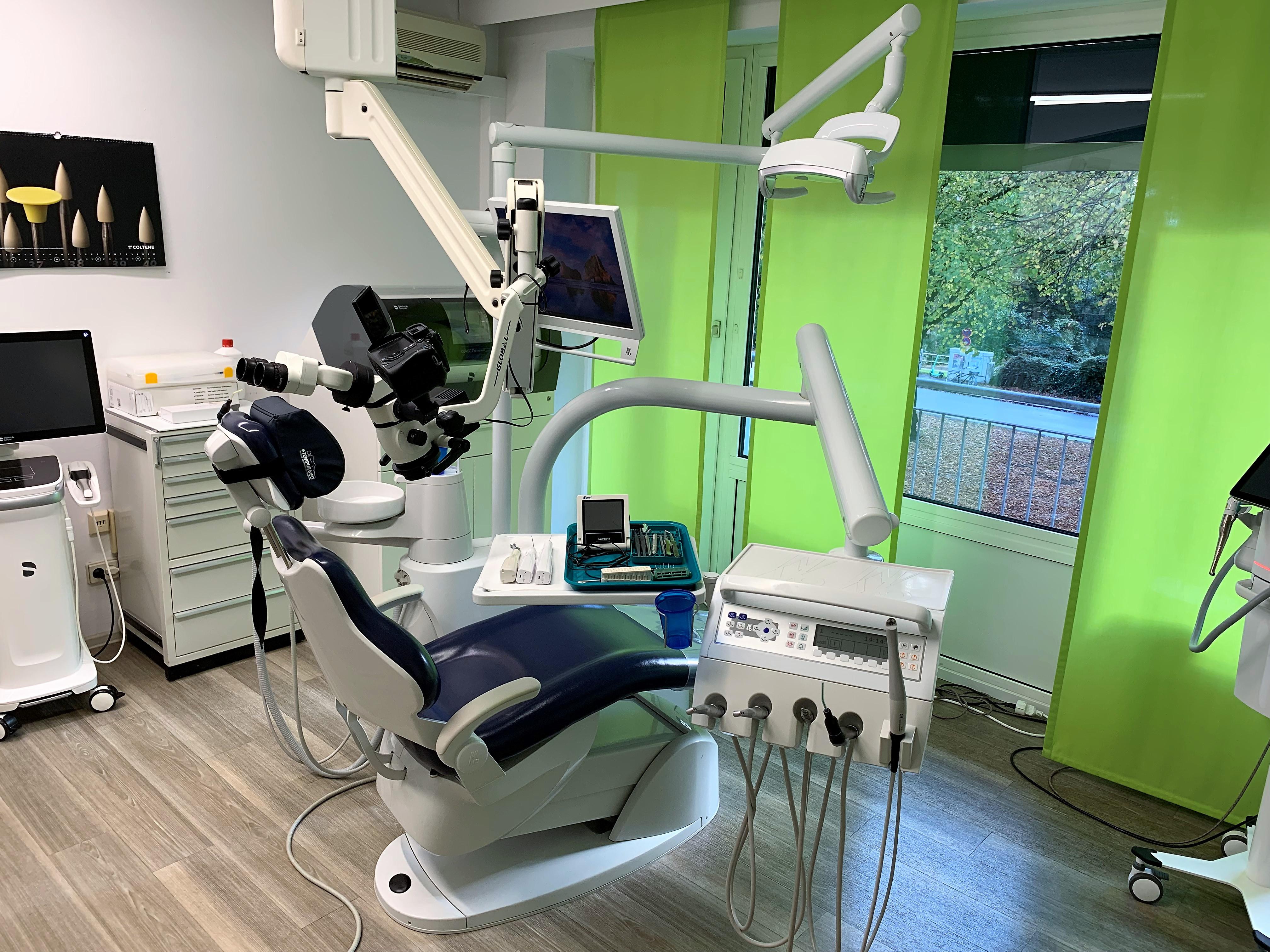 Behandlungszimmer der Zahnarztpraxis Palmaille | Zahnarzt Hamburg Altona Alexander Balbach