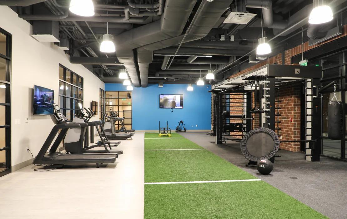 Fitness Center at The Met at Metro Centre Apartments