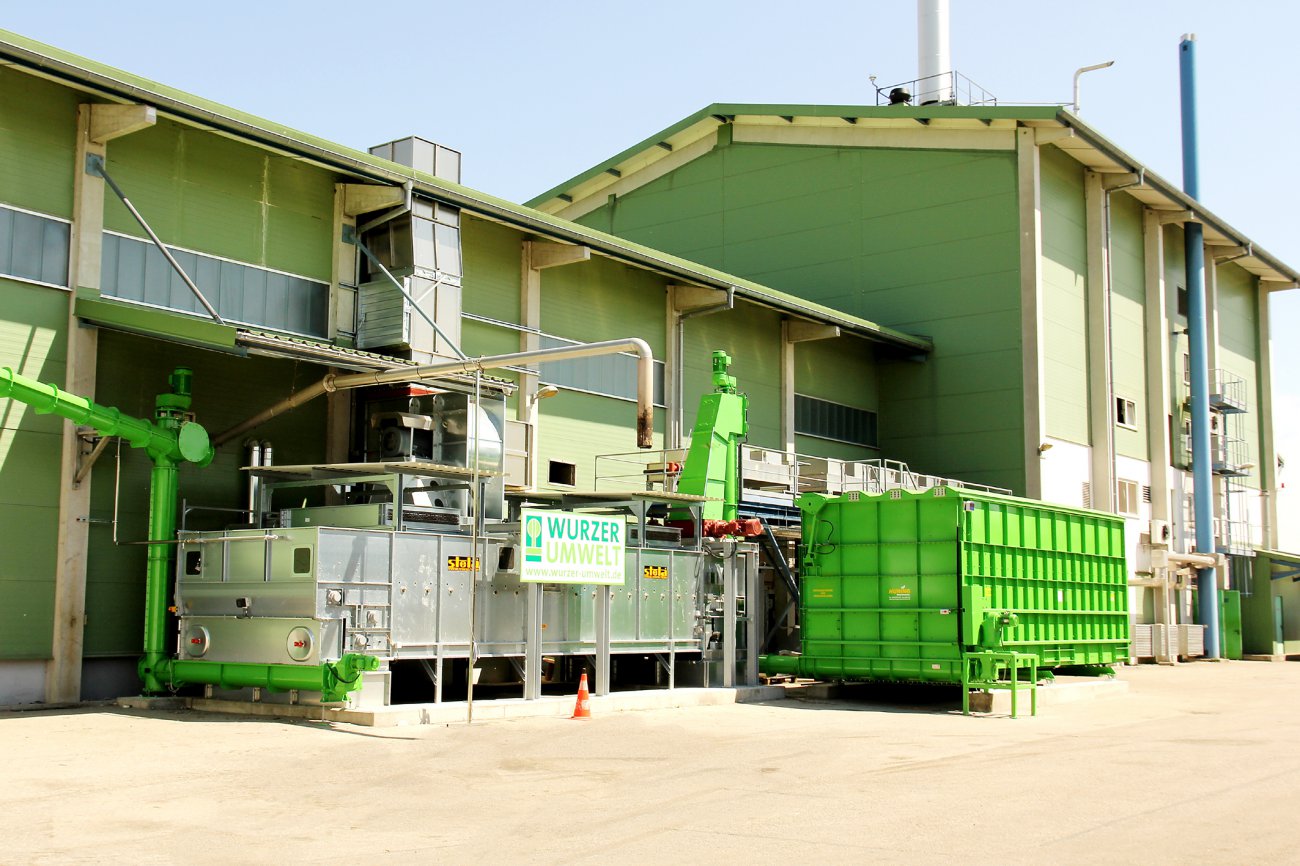 Biogas- und Bandtrocknungsanlage