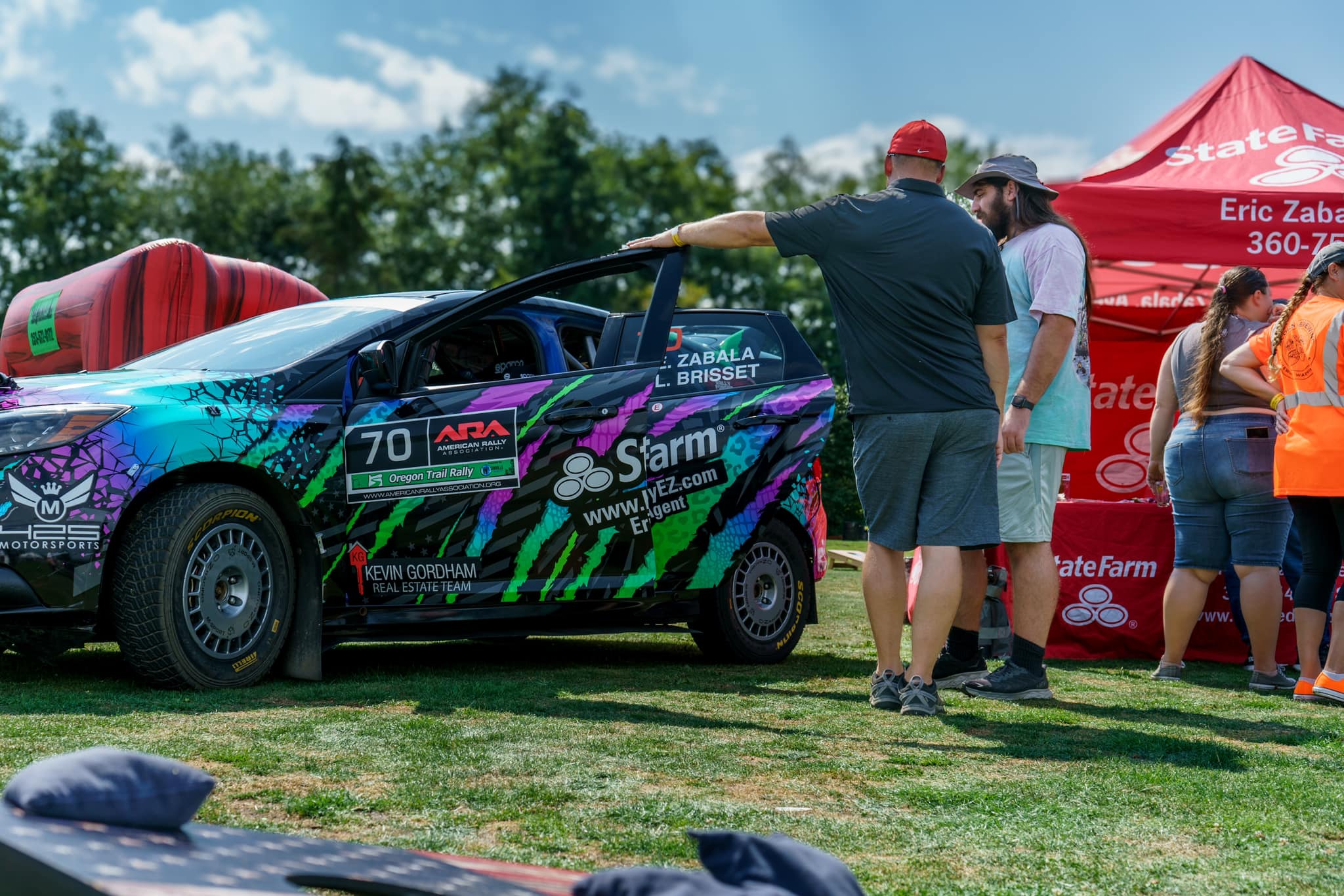 Stop by and say hi and see our Rally car!