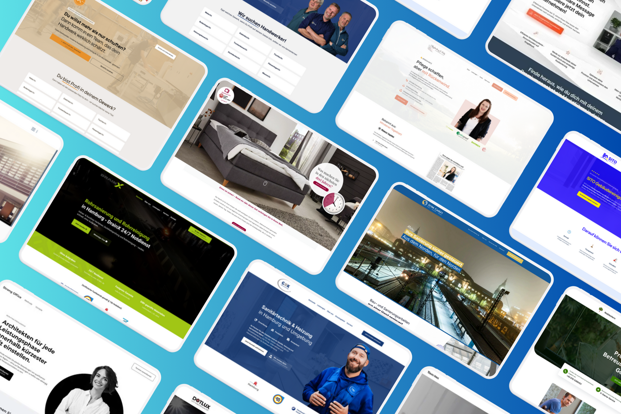 Bilder webseita Webdesign