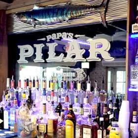 Pilar Bar aka The Blue Bar, where the locals go