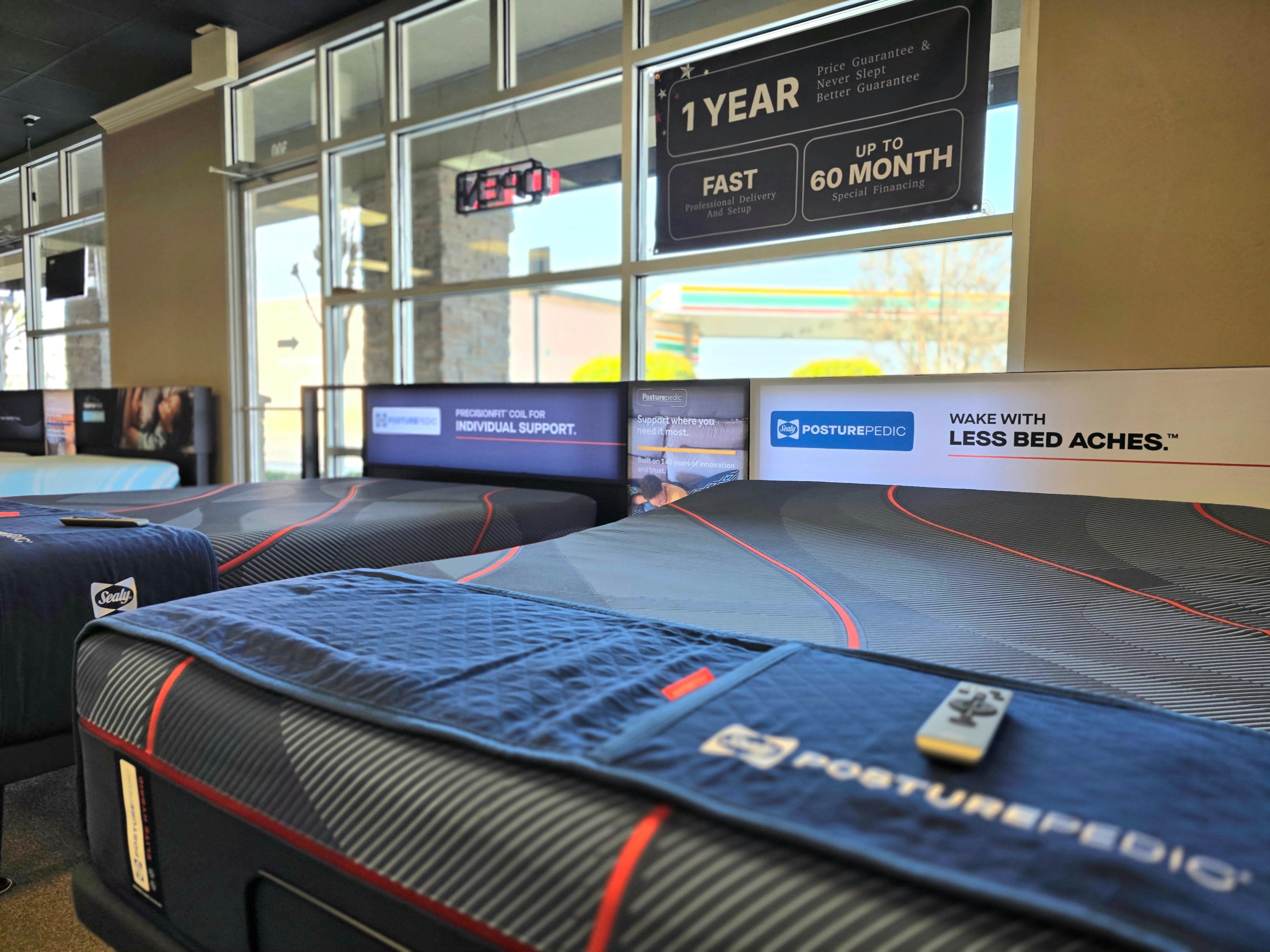 Sealy Posturepedic mattress with adjustable base