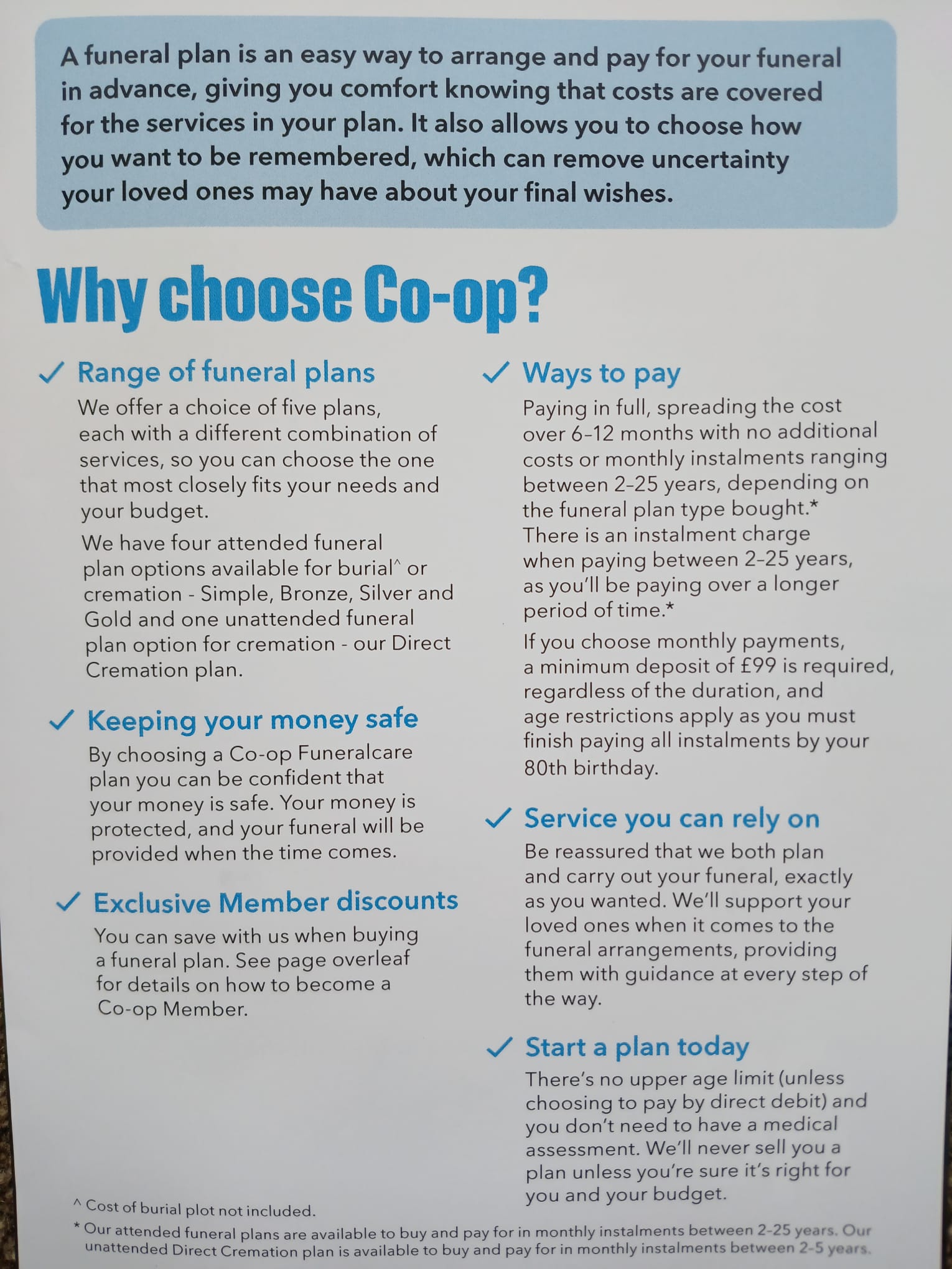 Images Co-op Funeralcare, Skipton