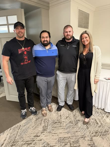 Another day, another opportunity to get better. Luke, Zach, and Jenn are at a life insurance workshop focused on learning and growth. #shattuckinsuranceagencies