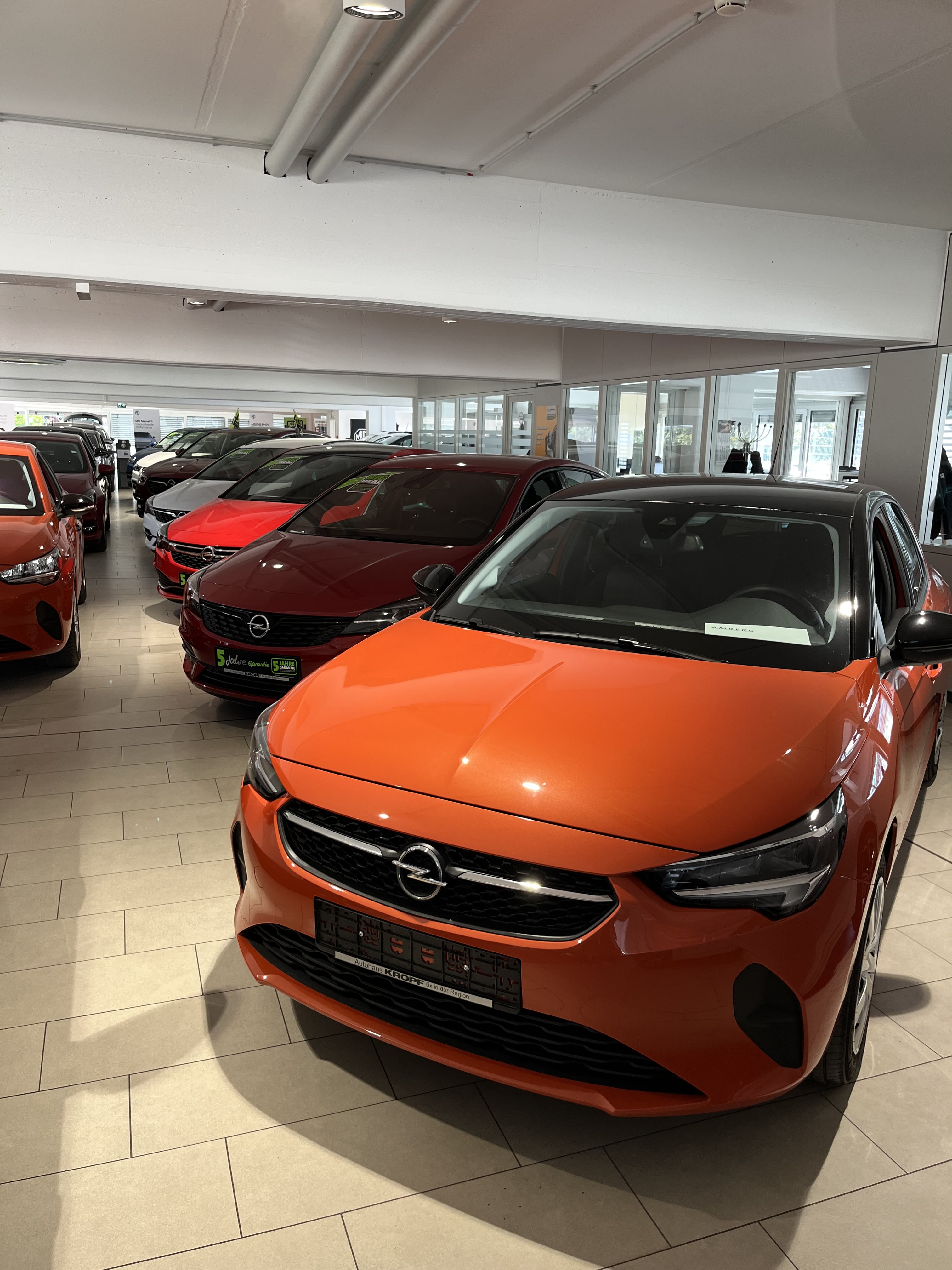 Opel Corsa in Orange