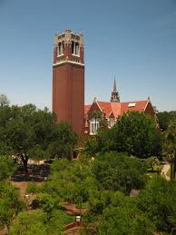 Gainesville is the home to the Univeristy of Florida.  Home of the Fighting Gators.  Picture is of Century Tower located at the ceter of campus.