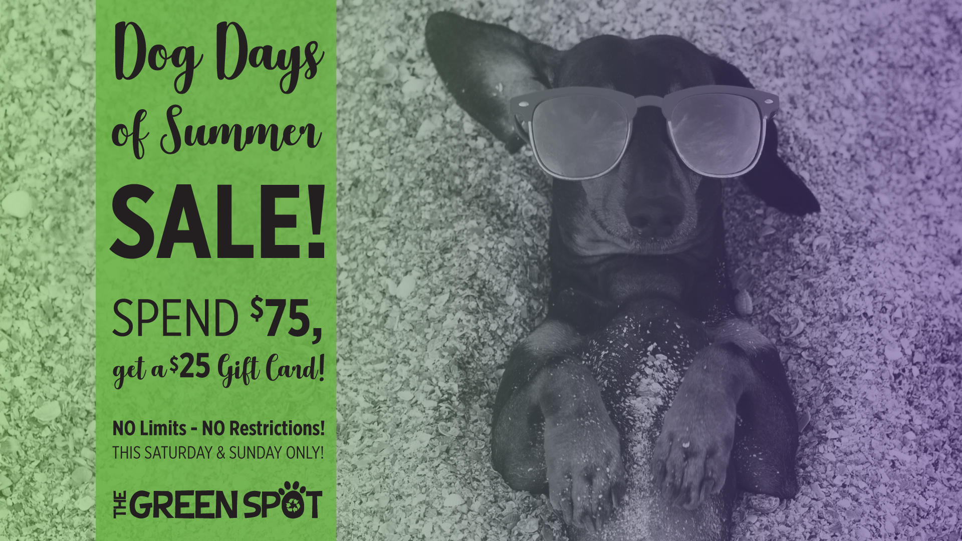 Dog Days Of Summer Sale! - The Green Spot