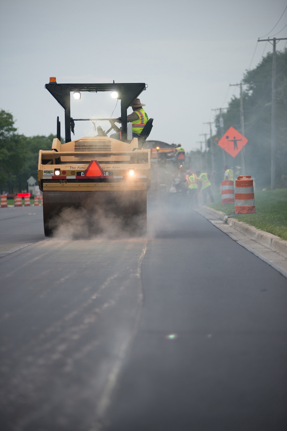 19 Mile Rd paving project