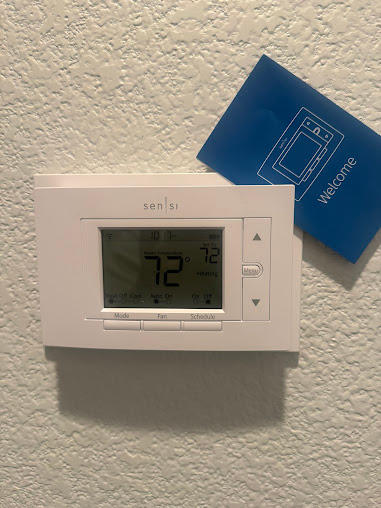 Simply Cooling, Heating and Plumbing Smart Thermostat Unit Installation 