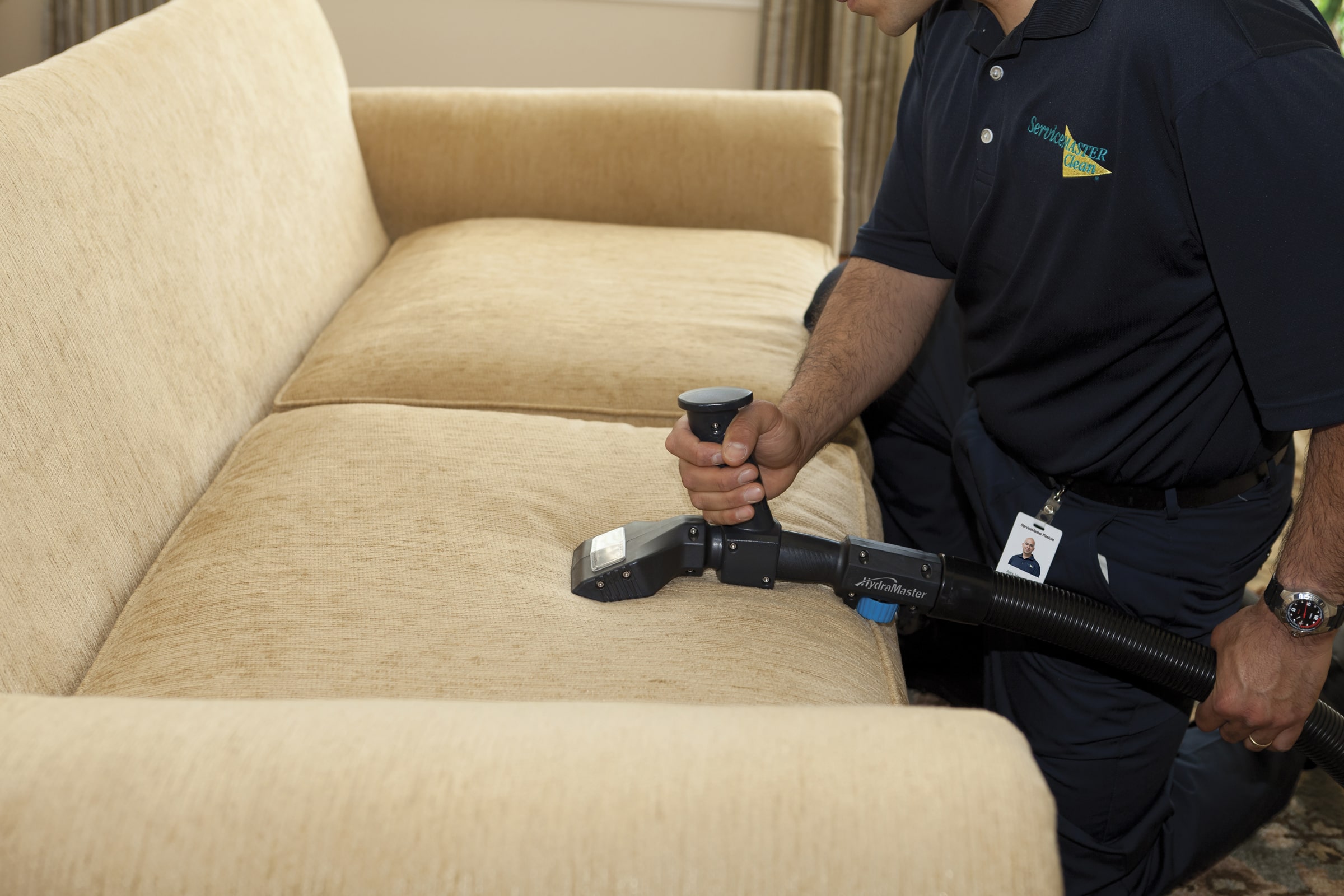Upholstery cleaning service