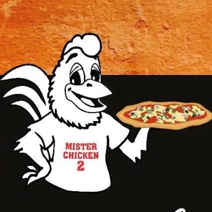 Mister Chicken 2 Pizza & Burger Logo