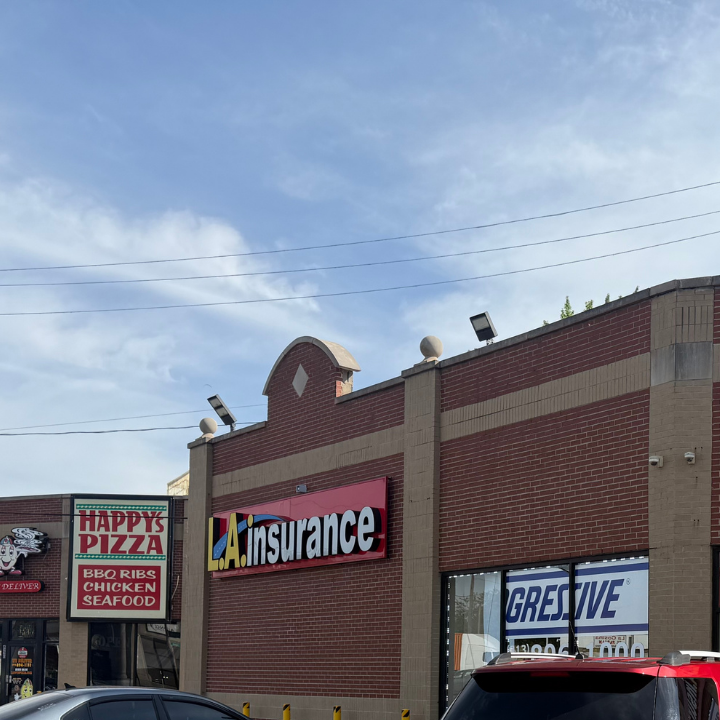 Exterior of the L.A. Insurance located at 6248 Michigan Ave. in MI