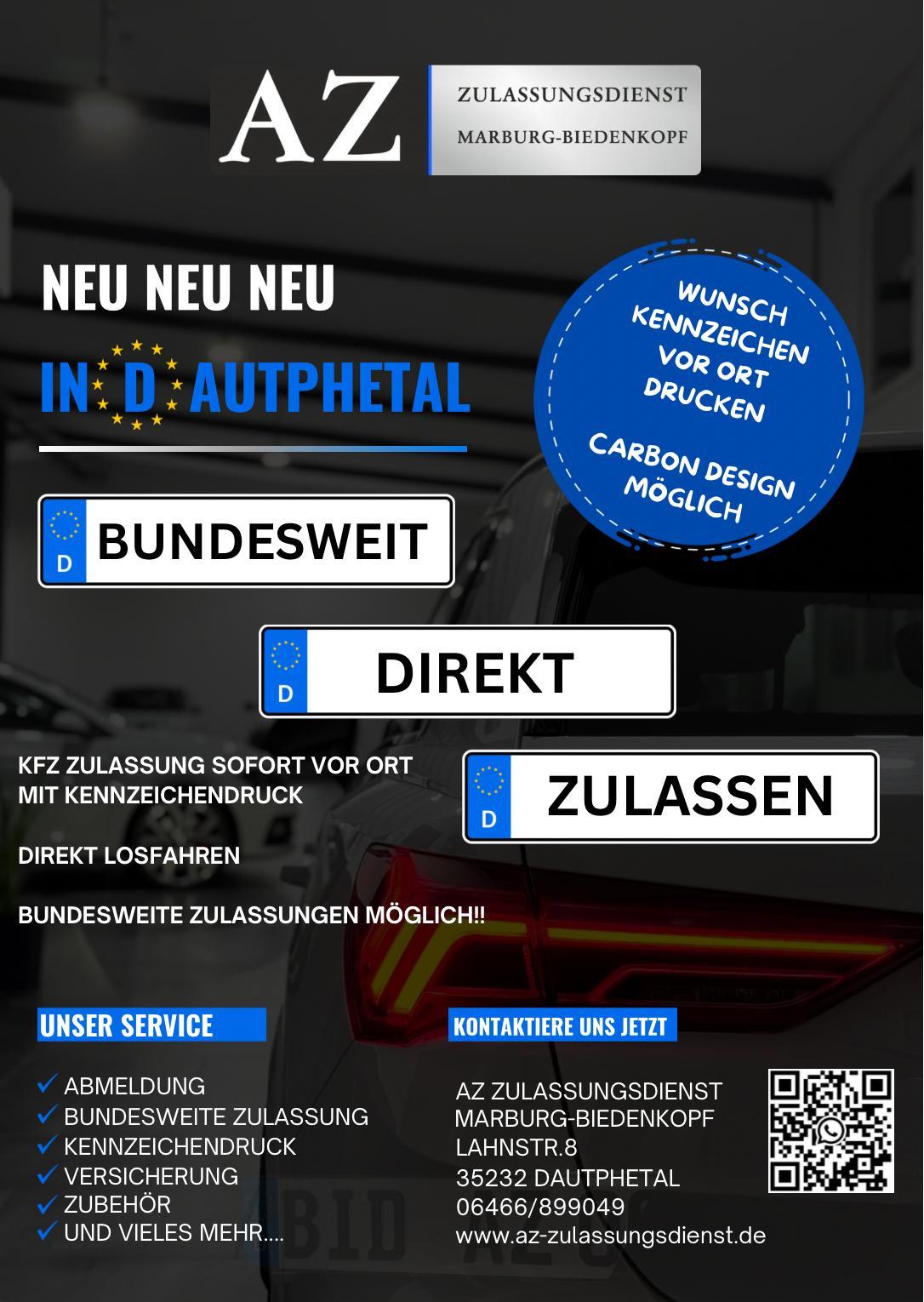 Bilder AZ Zulassungsdienst Marburg-Biedenkopf