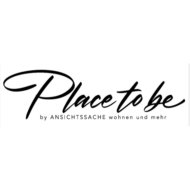 Logo von Placetobe-schriftzug by  ANSICHTSSACHE  wohnen und mehr