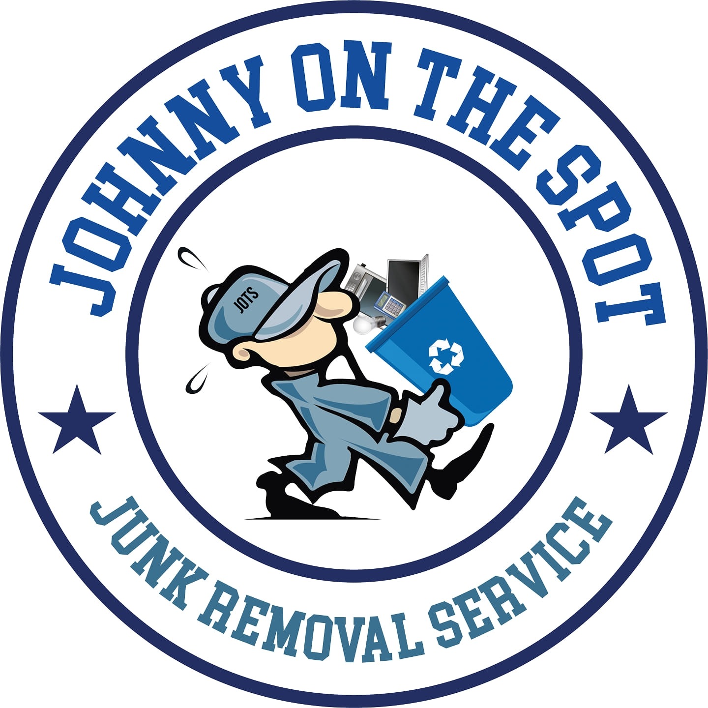 Johnny On The Spot Junk Removal Logo