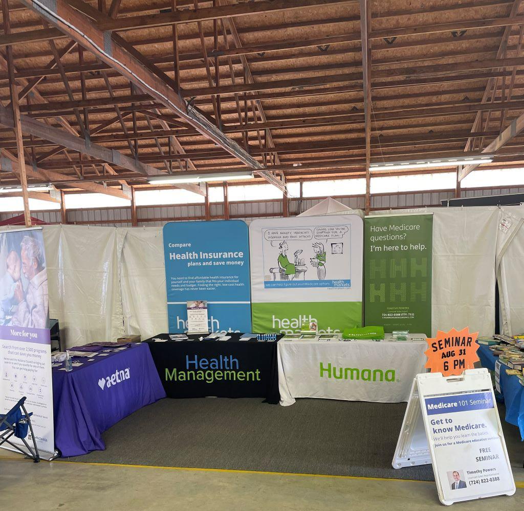 Health Management at the Butler Farm show in Butler PA.