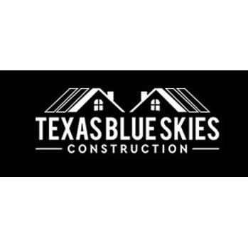 Texas Blue Skies Construction Logo