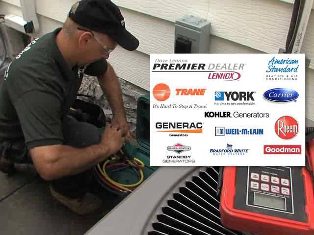 Brian doing a tune up and the brands we service