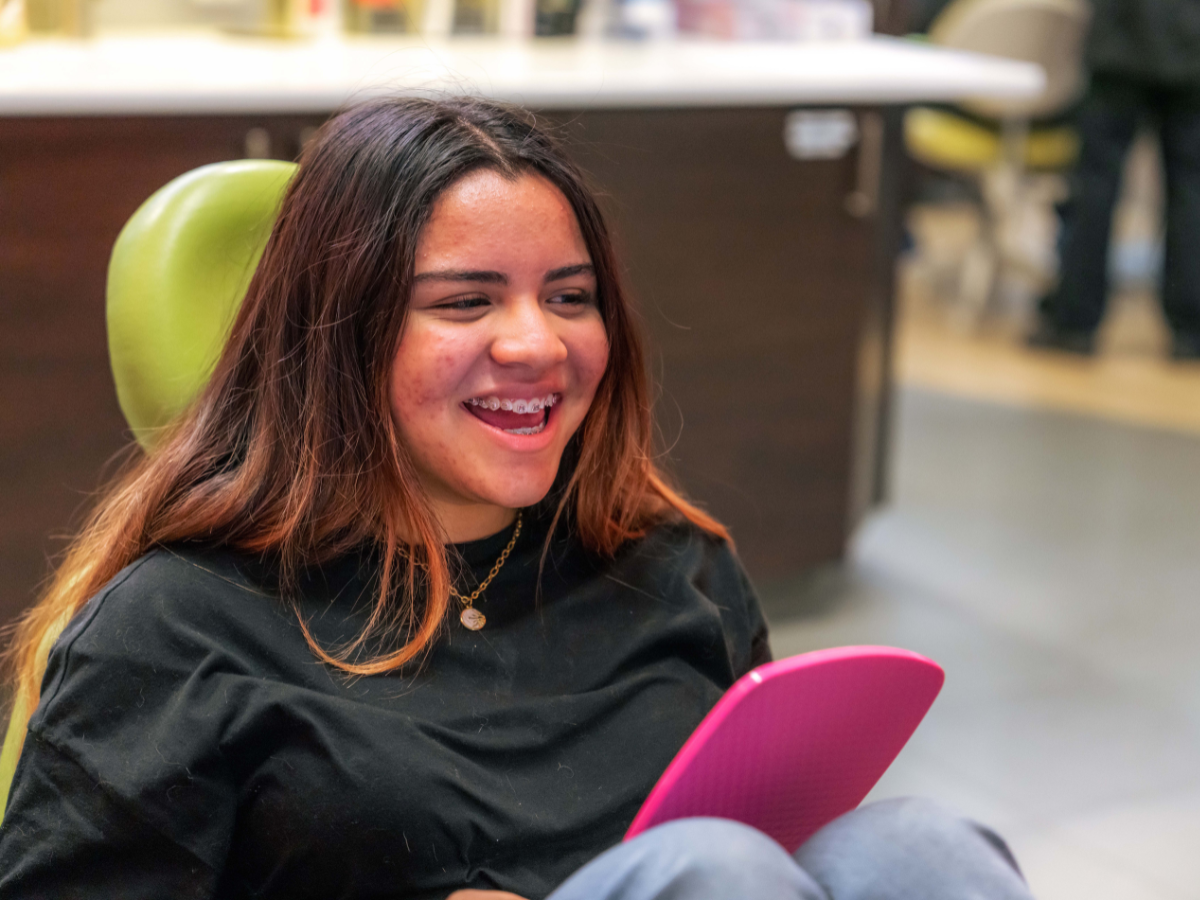 Spark Orthodontics patient