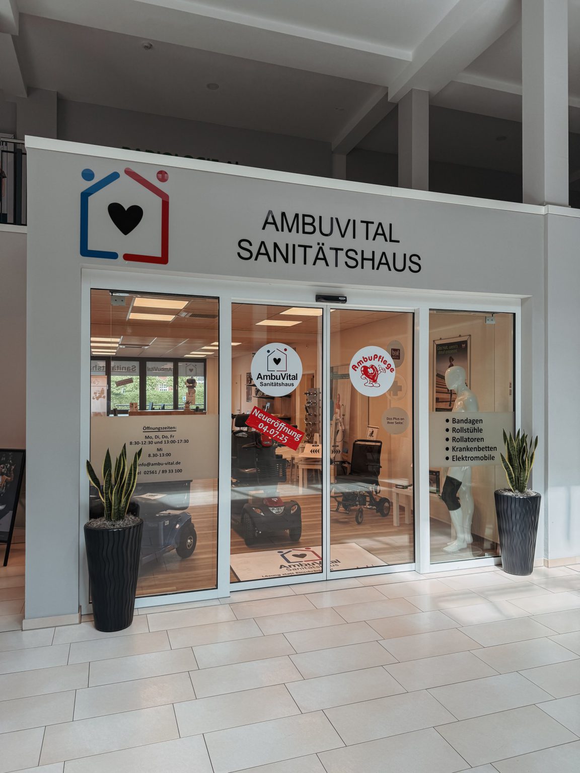 Sanitätshaus AmbuVital GmbH, Bahnhofstr. 93 in Ahaus