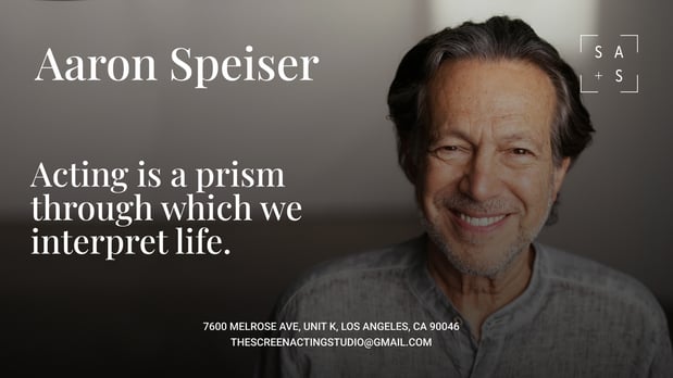 Images Aaron Speiser - The Screen Acting Studio