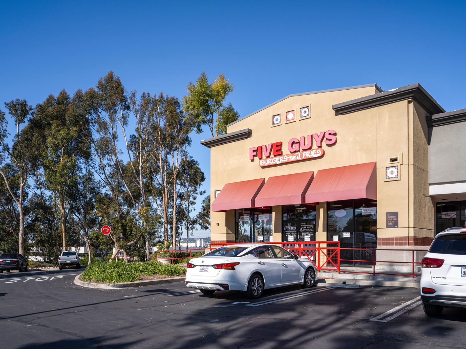 Five Guys at Brea Gateway Shopping Center