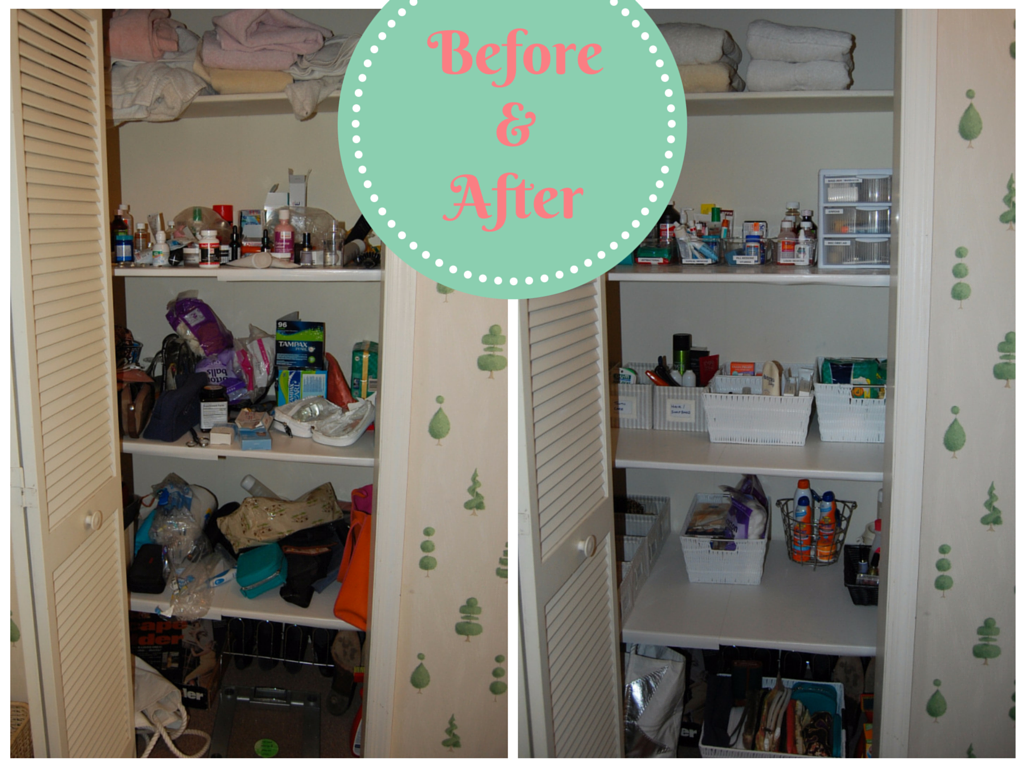 Bathroom Closet Before & After