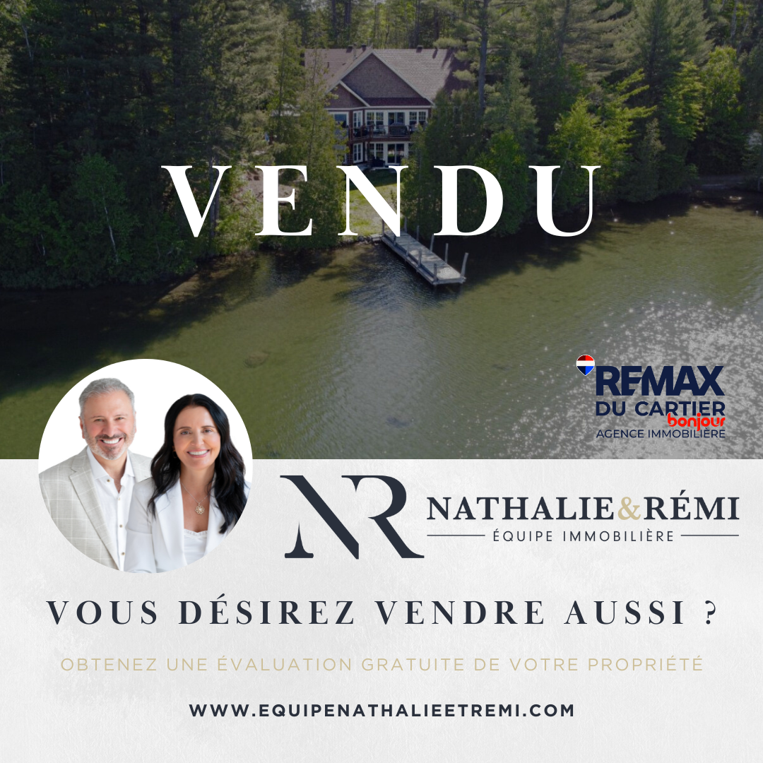 Images Nathalie Plante et Rémi Tremblay, RE/MAX Du Cartier Bonjour - Courtiers immobiliers inc. agréés, DA. Saint-Sauveur