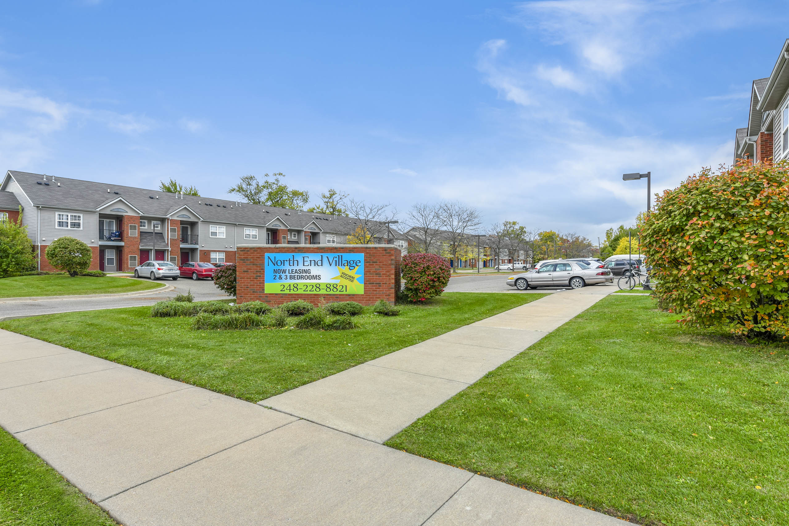 A residential area