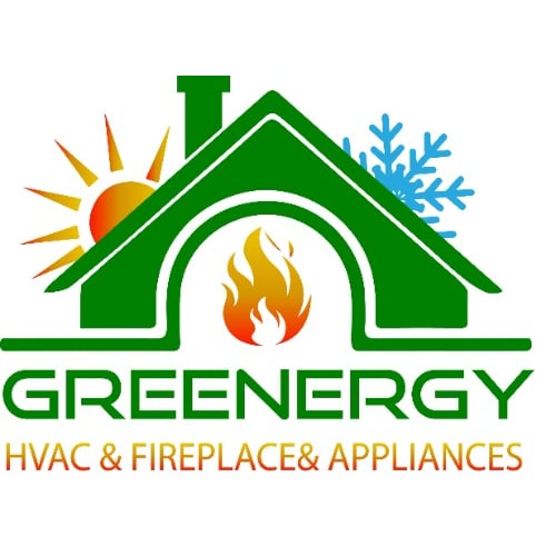 Greenergy HVAC Fireplace & Appliance Logo