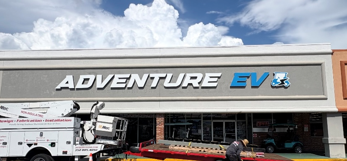 - LED Channel Letters for Commercial Shopping Center in Wildwood, FL
