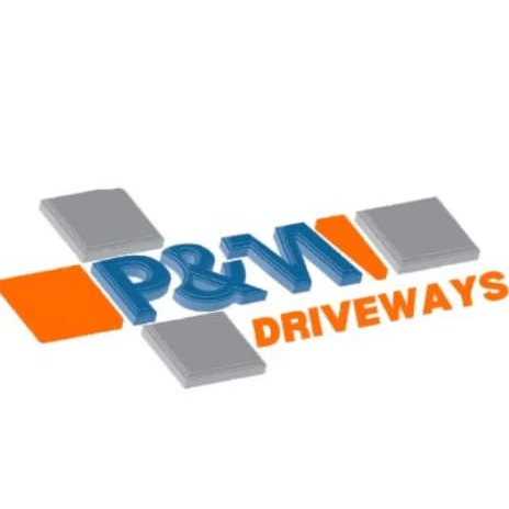 P & M Driveways Logo